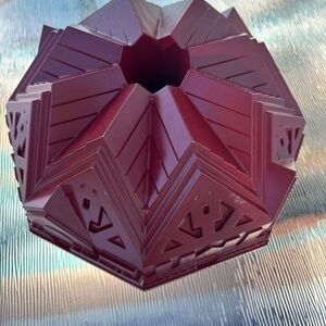 Bundt Cake Pan By Kitchen Aid Cast Aluminum Little Village Scene EUC